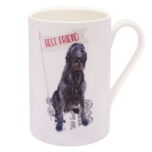 Unique customisable Best Friend, thin mug from Scribbleface