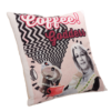 100% cotton canvas cushion, featuring our Coffee Goddess design. Each Scribbleface gift is created by Francis Morrish at her photo design studio in Kent. Bespoke gifts that can be personalised with a favourite photograph.