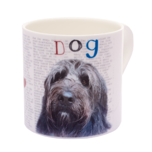 Bone-china mug, featuring our Top Dog design. Each Scribbleface gift is created by Francis Morrish at her photo design studio in Kent. Bespoke gifts that can be personalised with a favourite photograph.