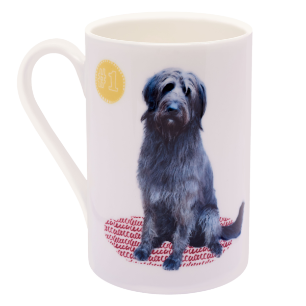 Bone-china mug, featuring our #ONE design. Each Scribbleface gift is created by Francis Morrish at her photo design studio in Kent. Bespoke gifts that can be personalised with a favourite photograph.