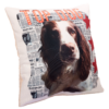 100% cotton canvas cushion, featuring our In The News design. Each Scribbleface gift is created by Francis Morrish at her photo design studio in Kent. Bespoke gifts that can be personalised with a favourite photograph.