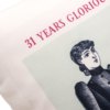 100% cotton canvas cushion, featuring our Gloriously Accomplished anniversary design. Each Scribbleface gift is created by Francis Morrish at her photo design studio in Kent. Bespoke gifts that can be personalised with a favourite photograph.